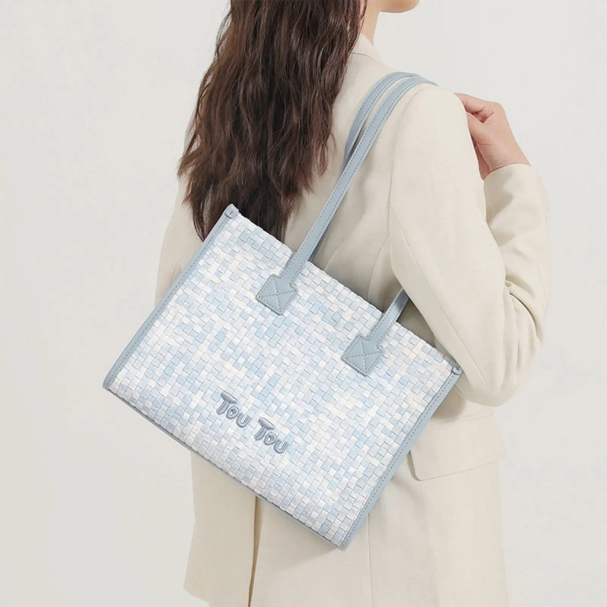 2024 Große Tragetasche mit Farbverlaufswebung für Damen