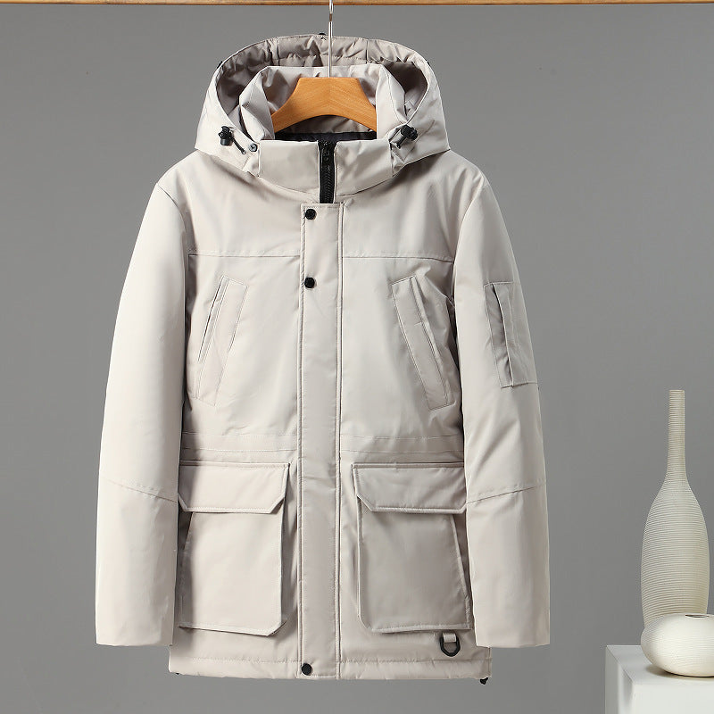 Chaqueta acolchada de algodón para escalada y ocio al aire libre para hombre