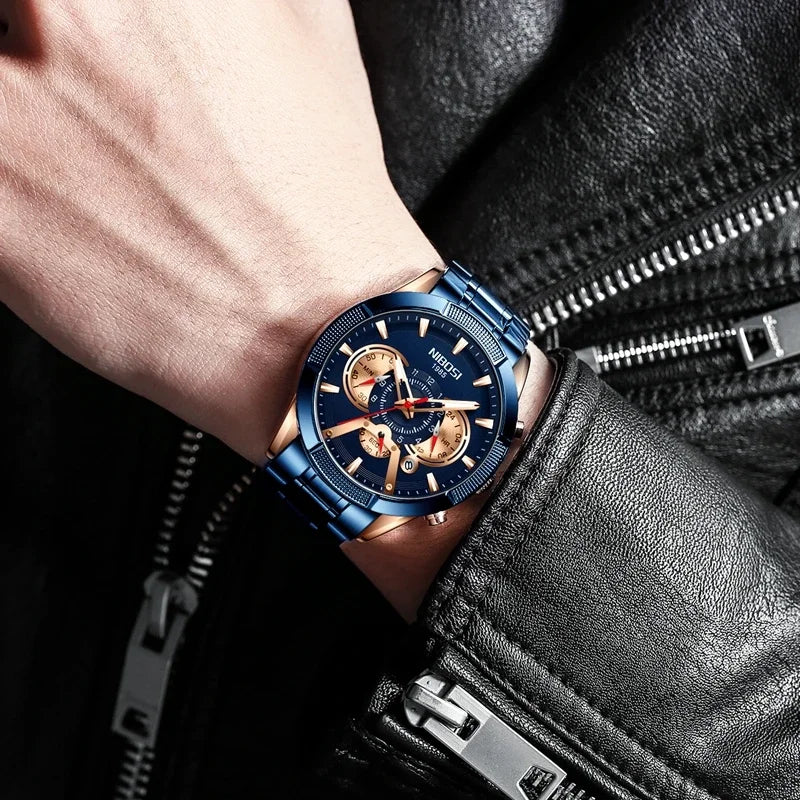 Luxuriöse Sport-Chronographen-Herrenuhr