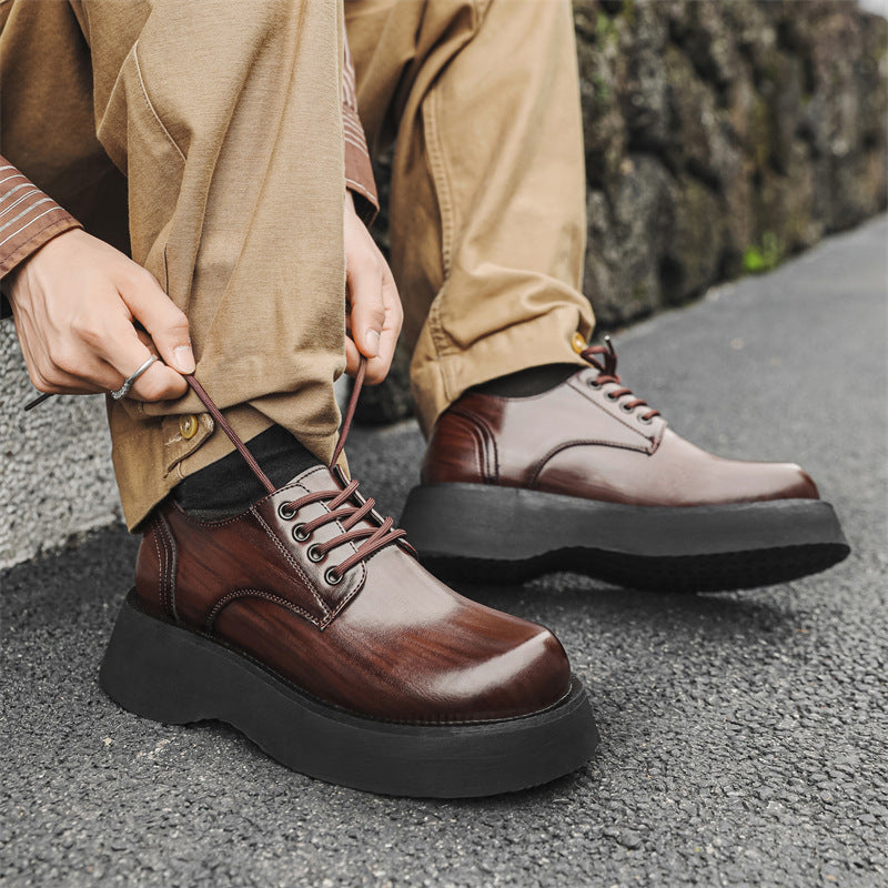 Mocasines clásicos de cuero para hombre