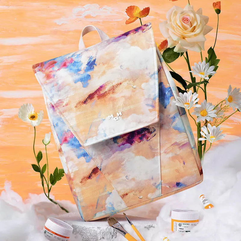 Trendiger rosa Harajuku Schulrucksack für Damen