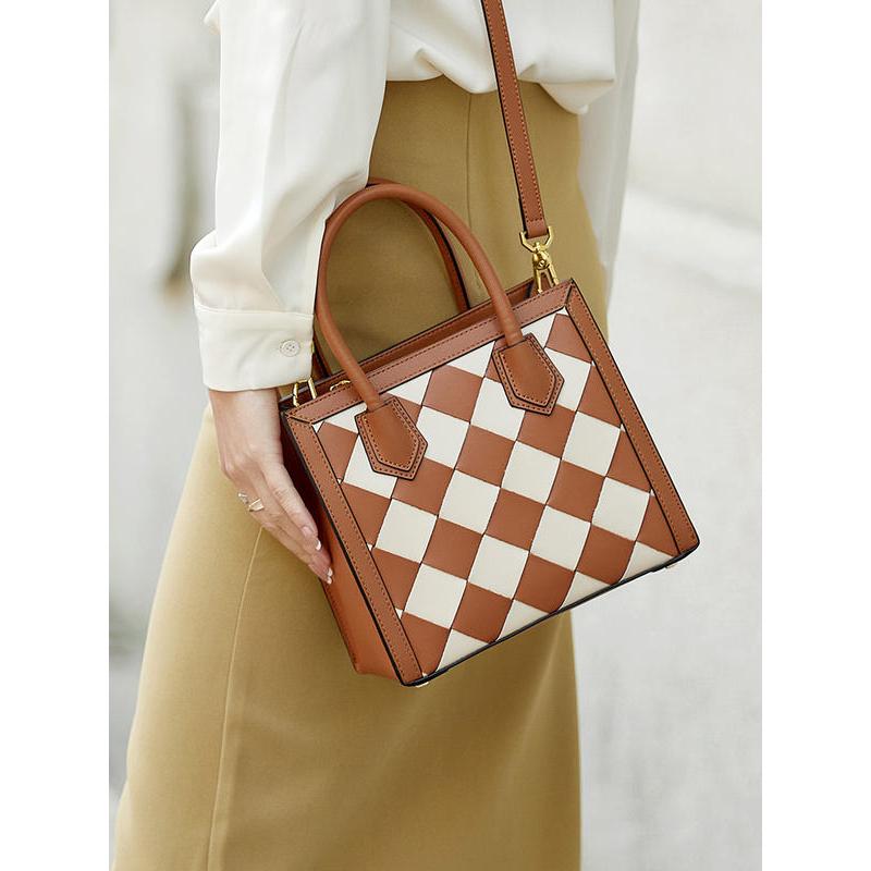 Elegante Handtasche aus echtem Leder