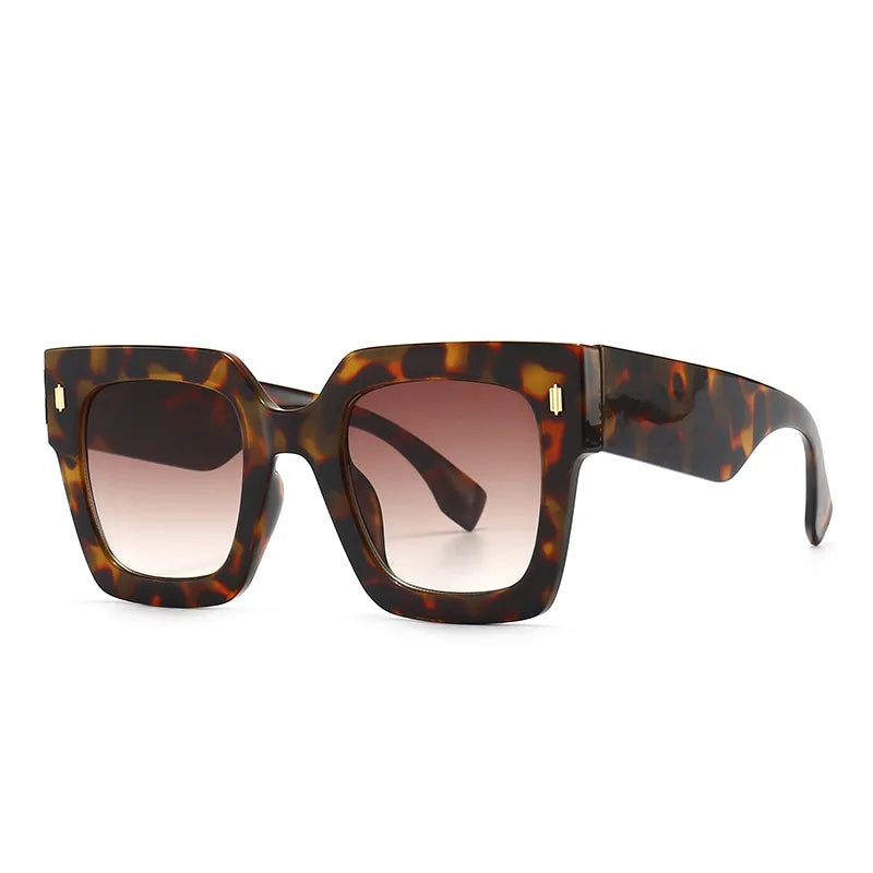 Cat-Eye-Sonnenbrille im Retro-Stil mit eckigem Rahmen