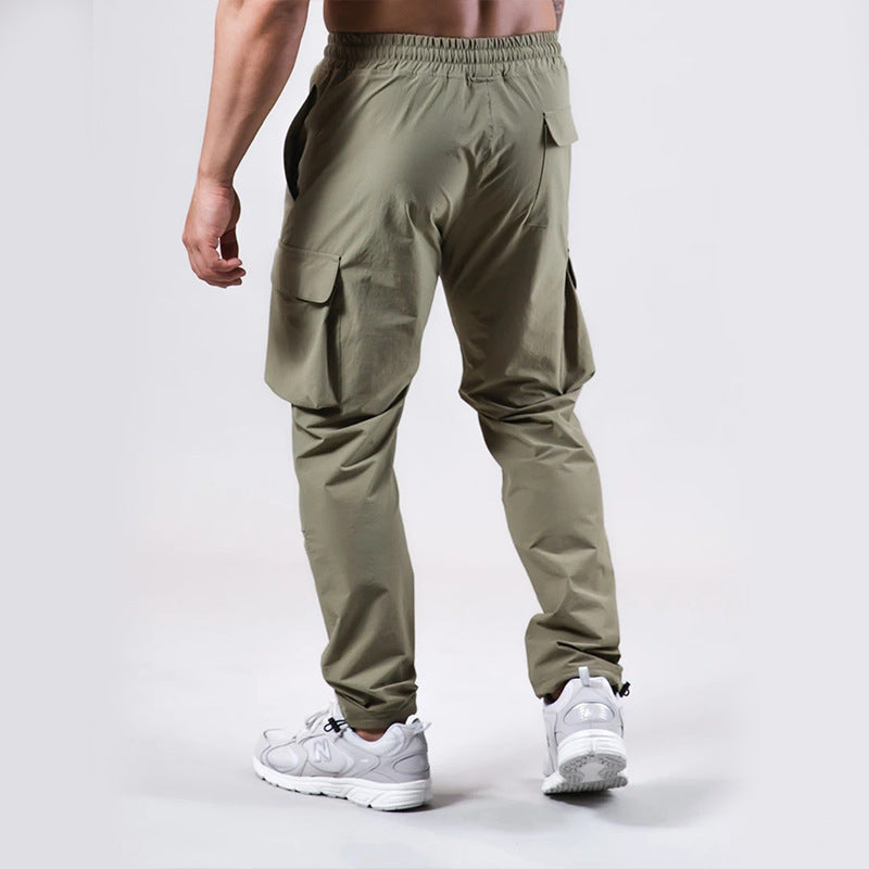 Overalls Hosen Dünne Elastische Leggings Lauf Training Jogginghose