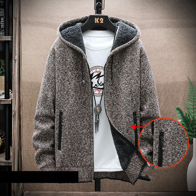 Mantel plus wattiertes Jackenoberteil aus Fleece
