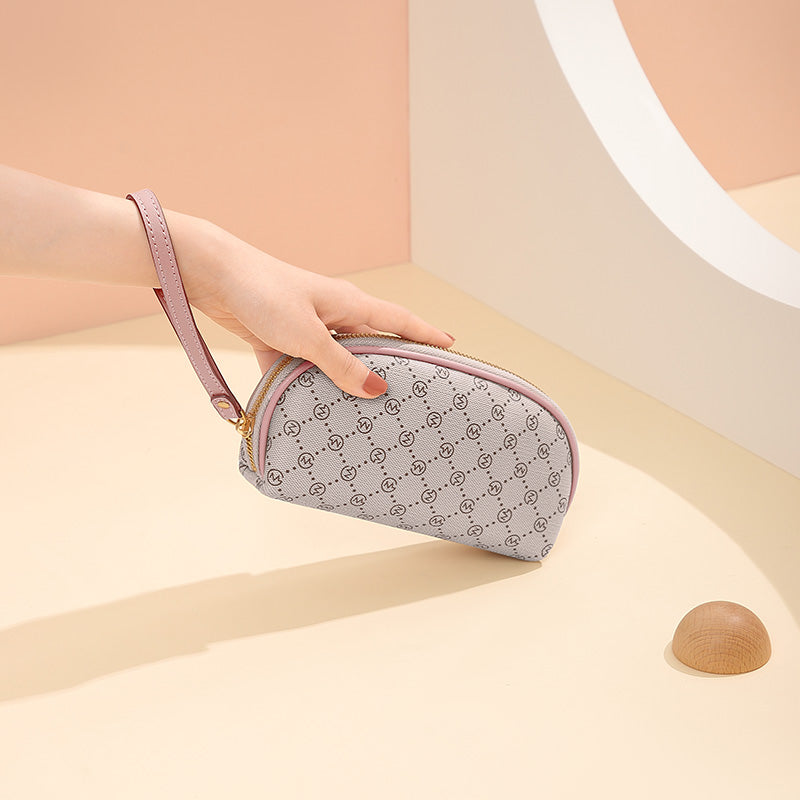 Elegante mini bolso de mano y cartera retro