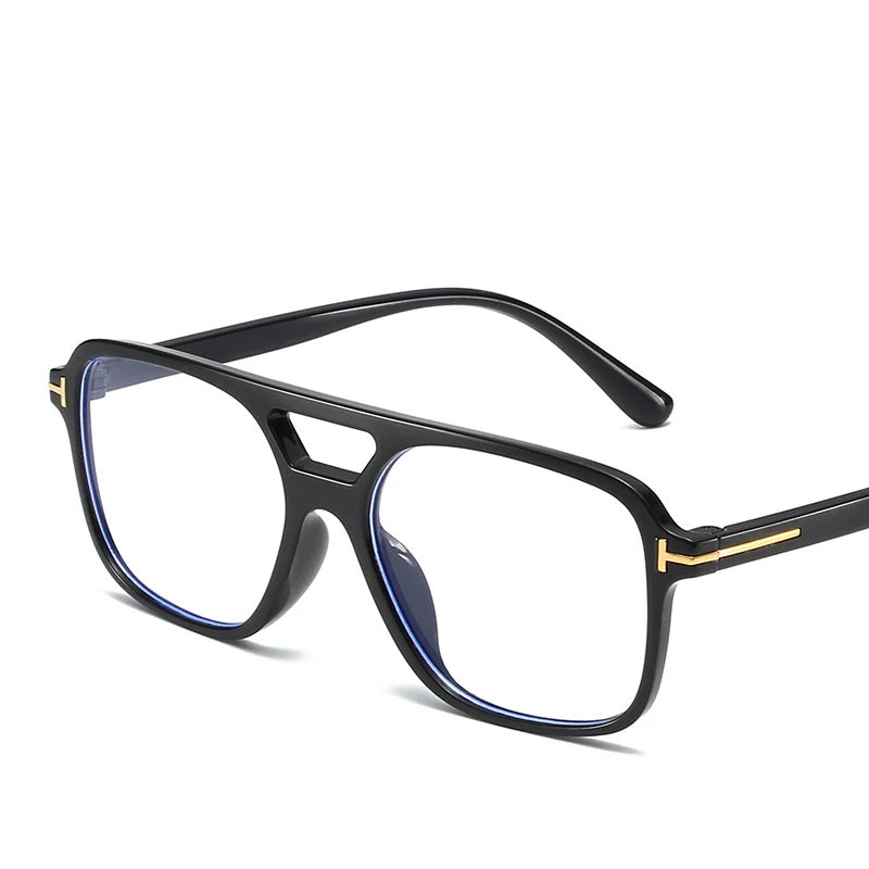 Gafas de sol de moda con remaches cuadrados