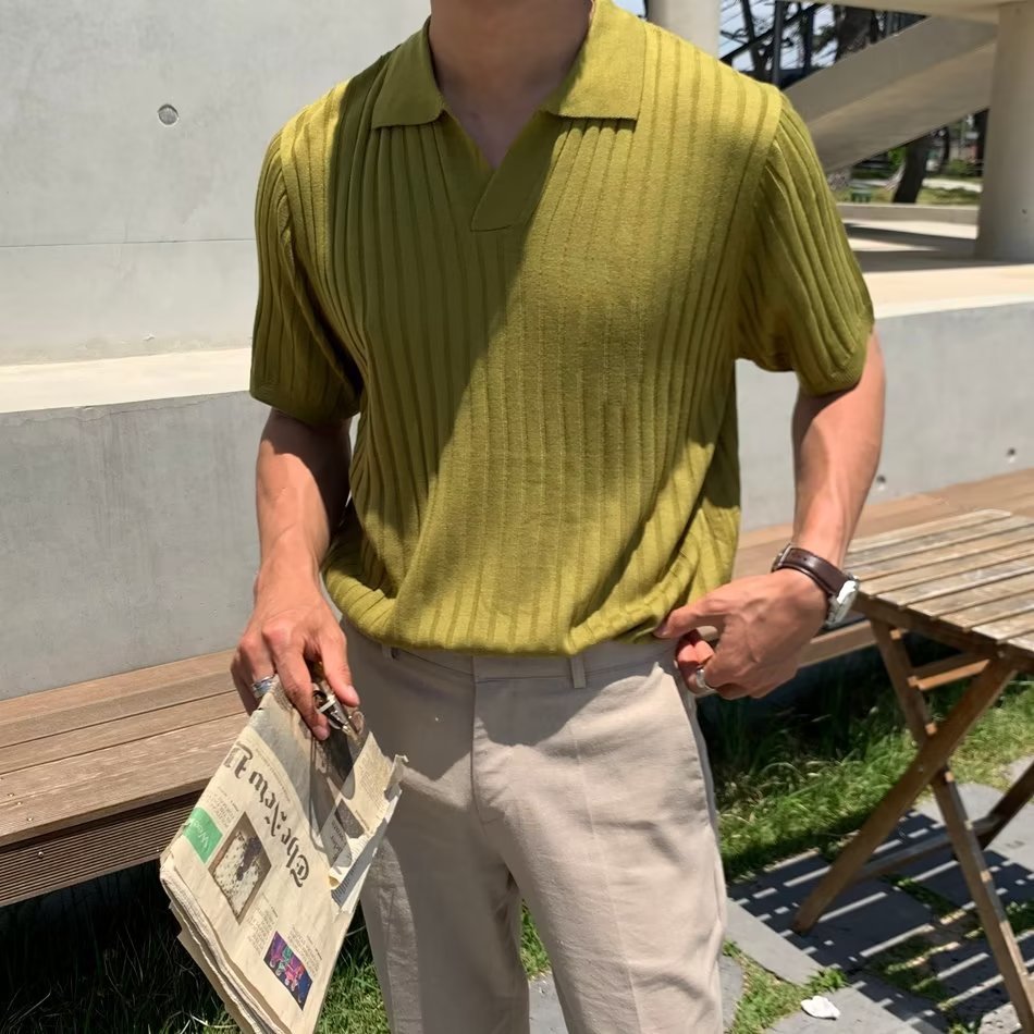 Camisa de diseño versátil y moderna para hombre