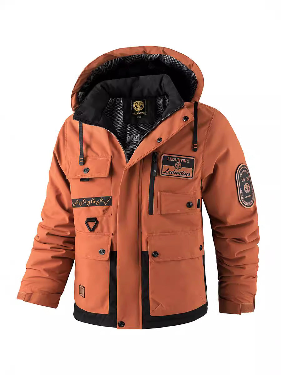 Abrigo acolchado de algodón grueso para exteriores, abrigo acolchado de algodón para invierno