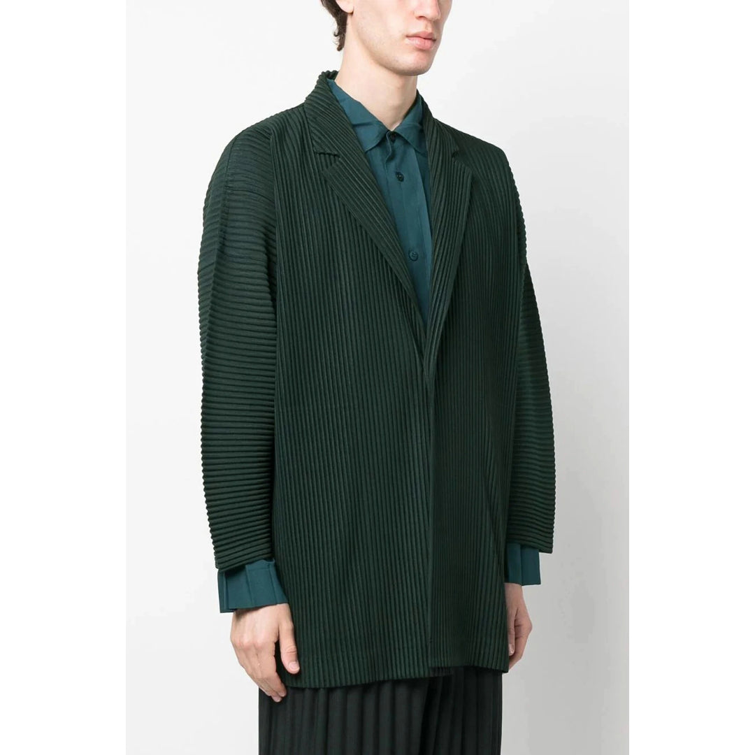 Lässiger Plissee-Blazer für Herren