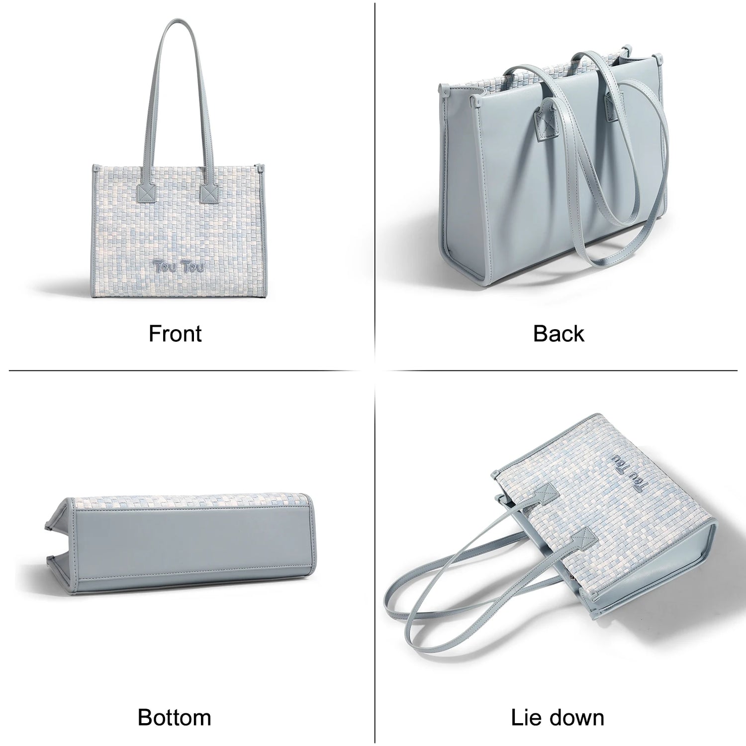 2024 Große Tragetasche mit Farbverlaufswebung für Damen