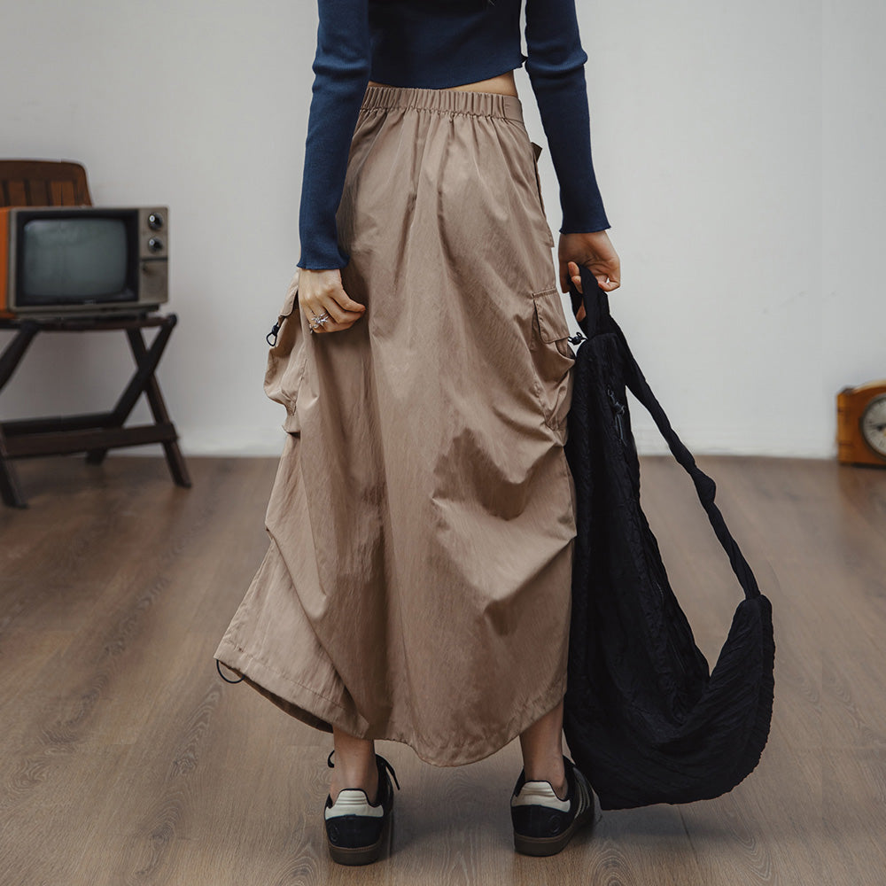 Vintage Workwear A-line Skirt