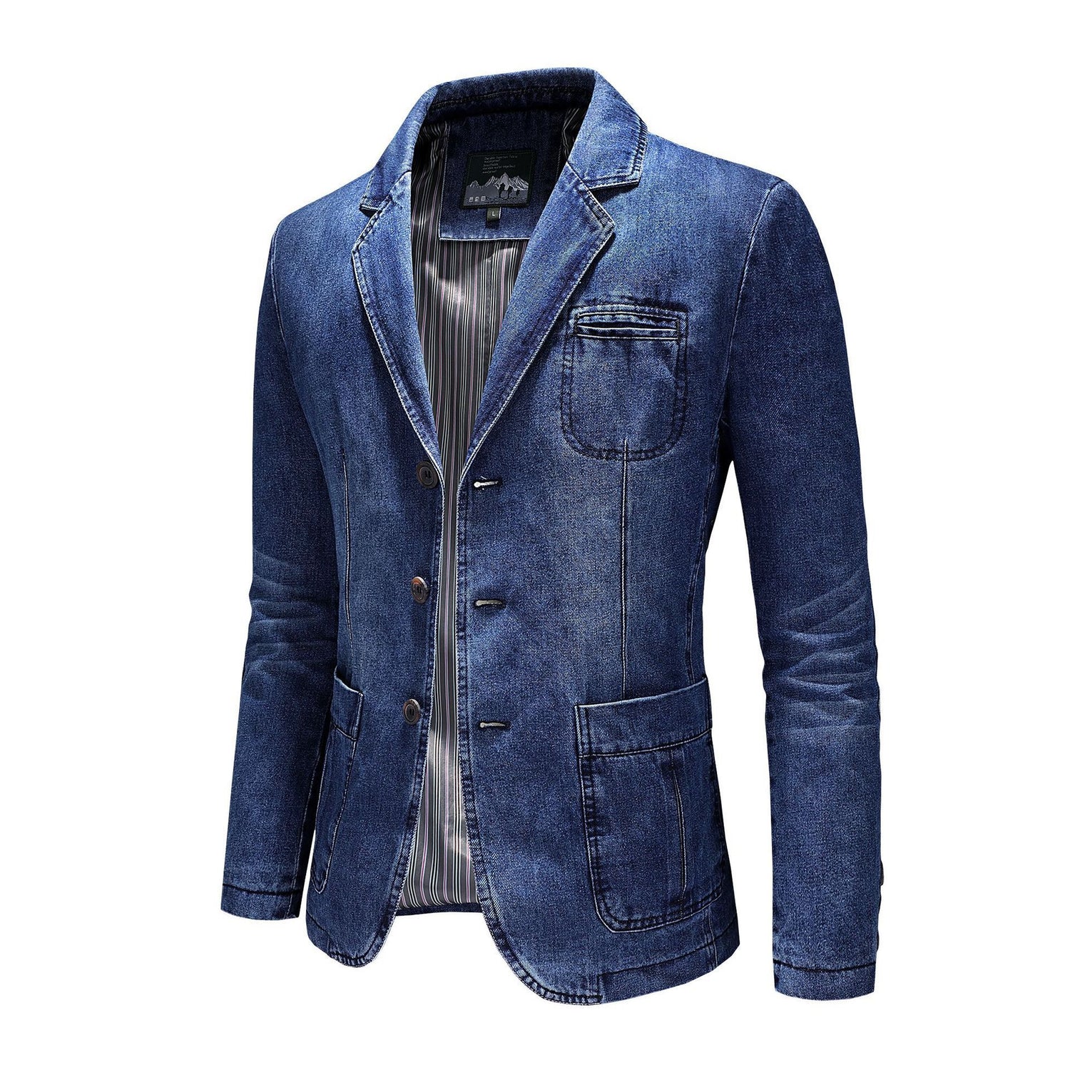 Chaqueta vaquera de traje pequeño con abrigo de primavera y otoño