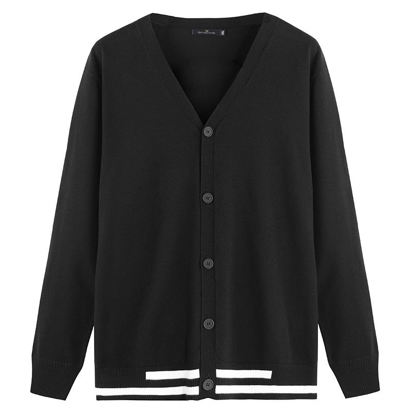 Suéter de punto de nuevo estilo, cárdigan fino para hombre