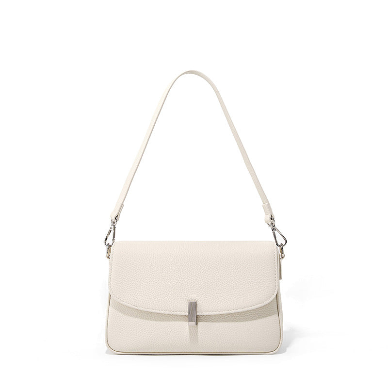 Bolso bandolera de piel auténtica de moda