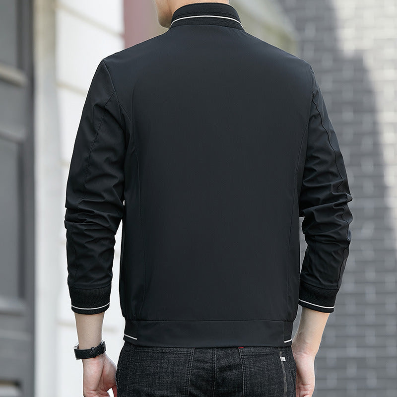 Chaqueta estilo coreano para hombre, ropa informal de talla grande