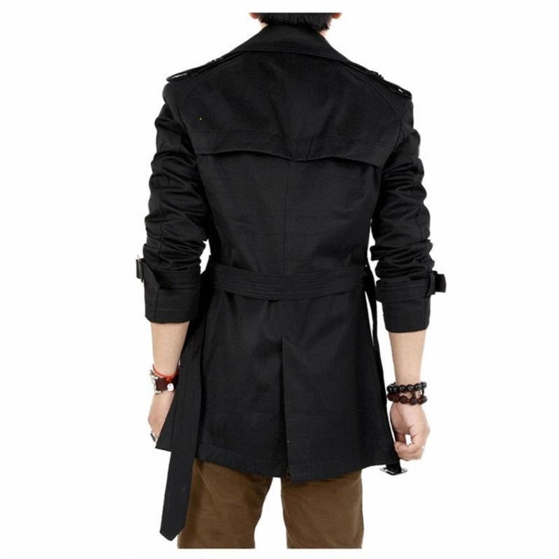Klassische Retro herren Windjacke Smart Business Koreanische Zweireiher Slim Trendy Version