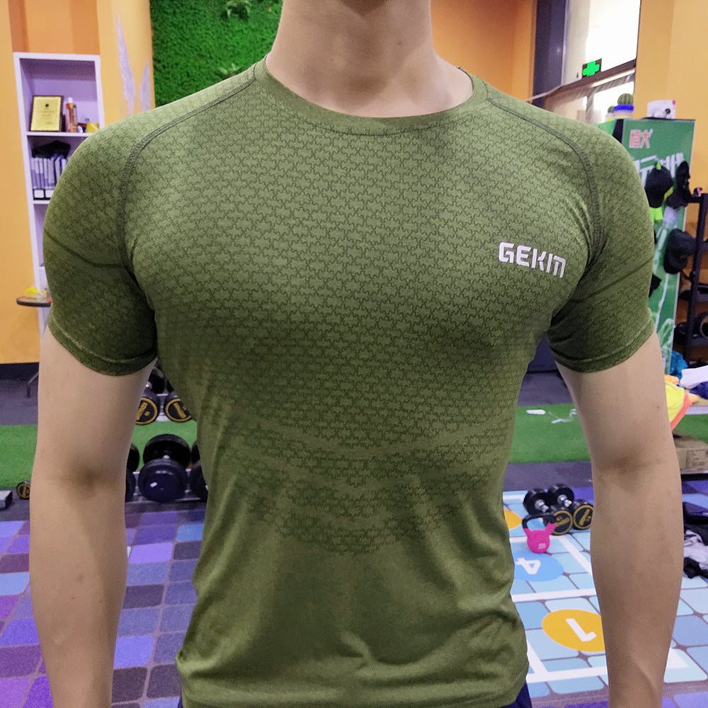 Elastisches Freizeit-Lauf-Trainings-T-Shirt für Herren