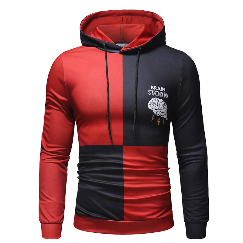 Modischer, lässiger Pullover mit langen Ärmeln und Kapuze