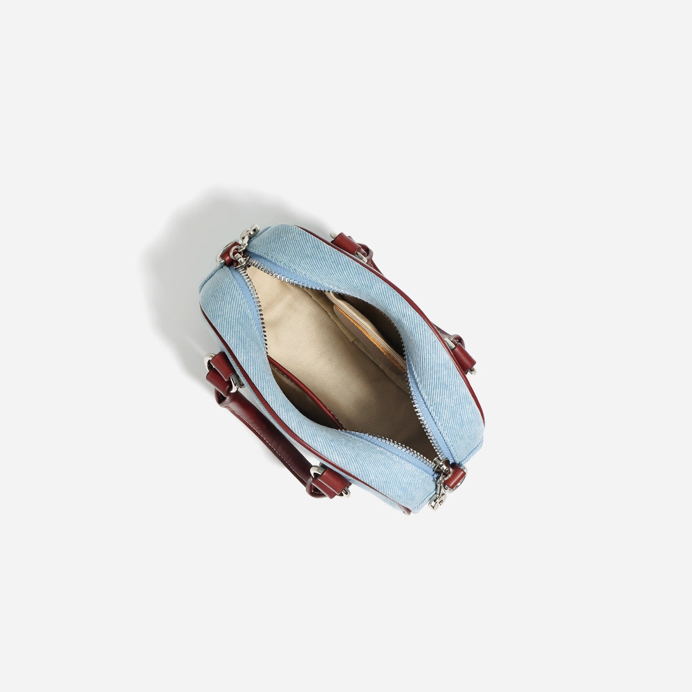 Mini-Jeanshandtasche