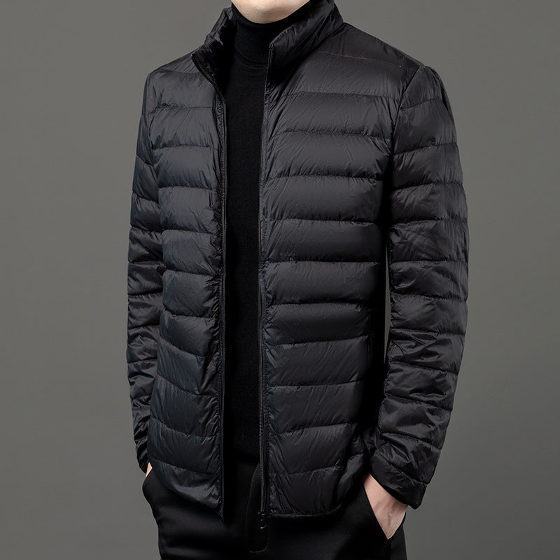 Chaqueta ligera de plumón para otoño e invierno para hombre