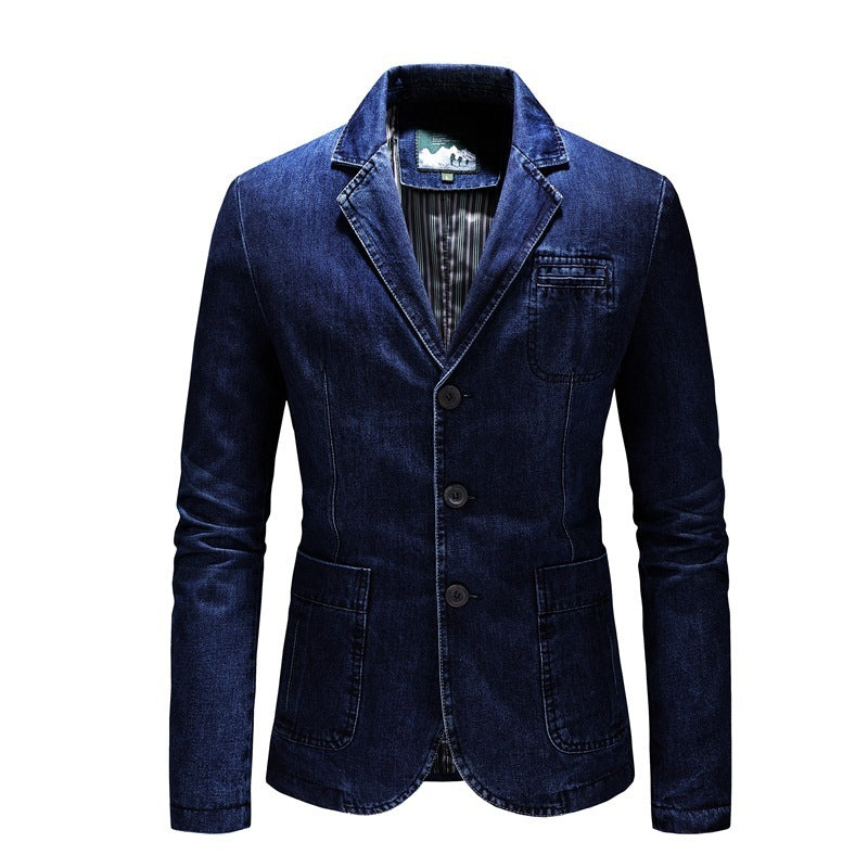 Chaqueta vaquera de traje pequeño con abrigo de primavera y otoño
