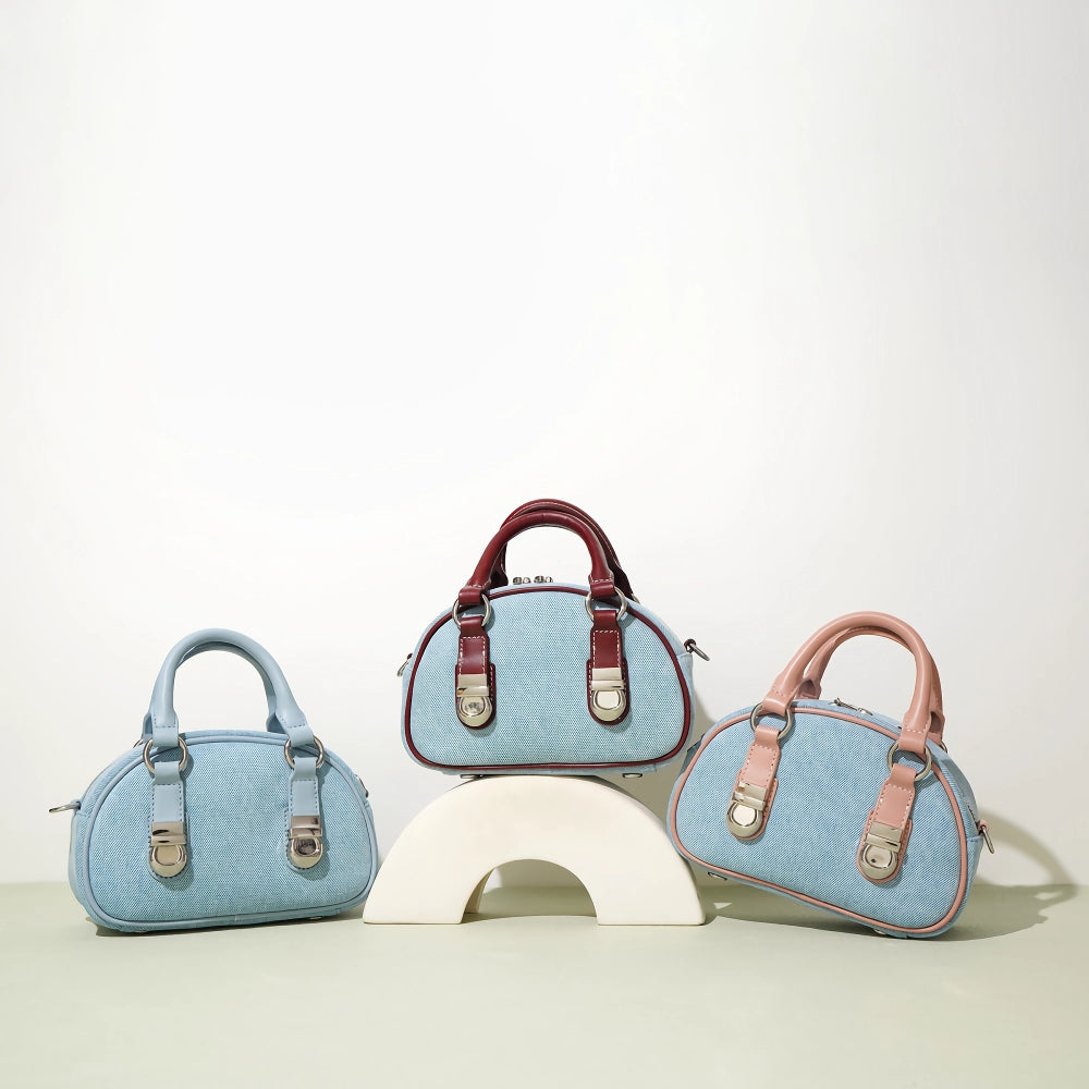 Mini-Jeanshandtasche