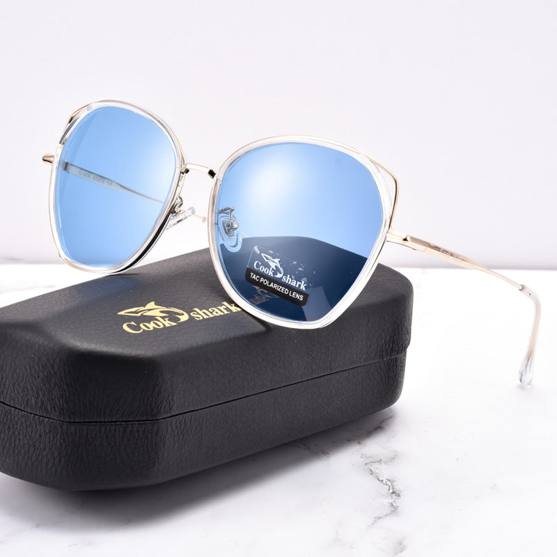 Gafas de sol polarizadas con forma de mariposa