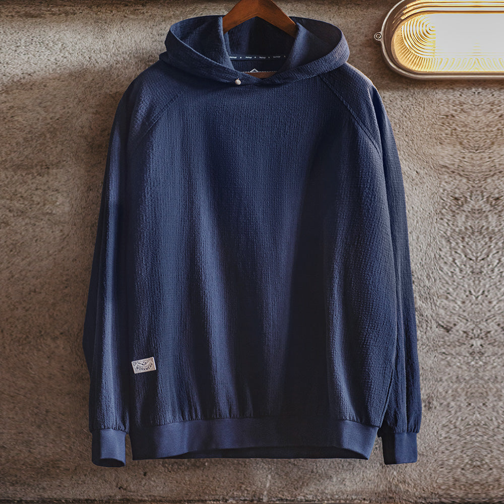 Sudadera con capucha retro para hombre