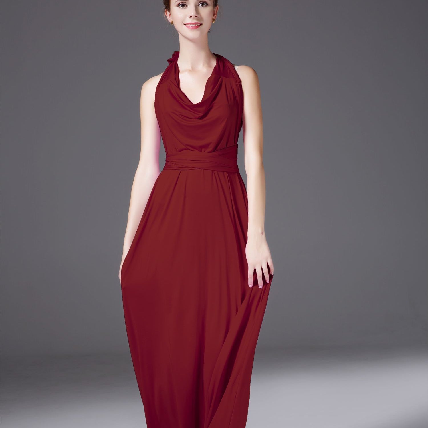 Vestido de una pieza sexy con vendaje cruzado y cuerda de fado
