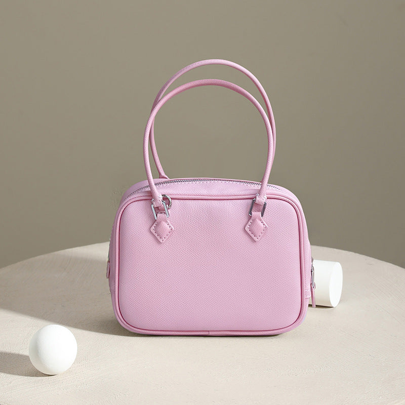 Minibolso de hombro de piel