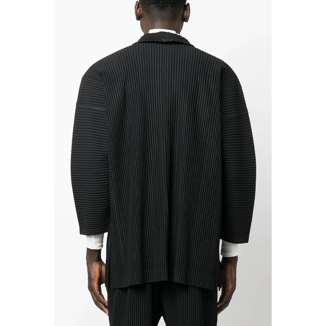 Lässiger Plissee-Blazer für Herren