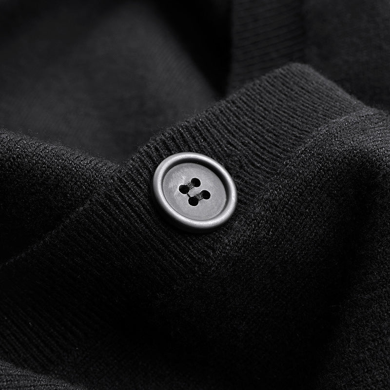 Suéter de punto de nuevo estilo, cárdigan fino para hombre