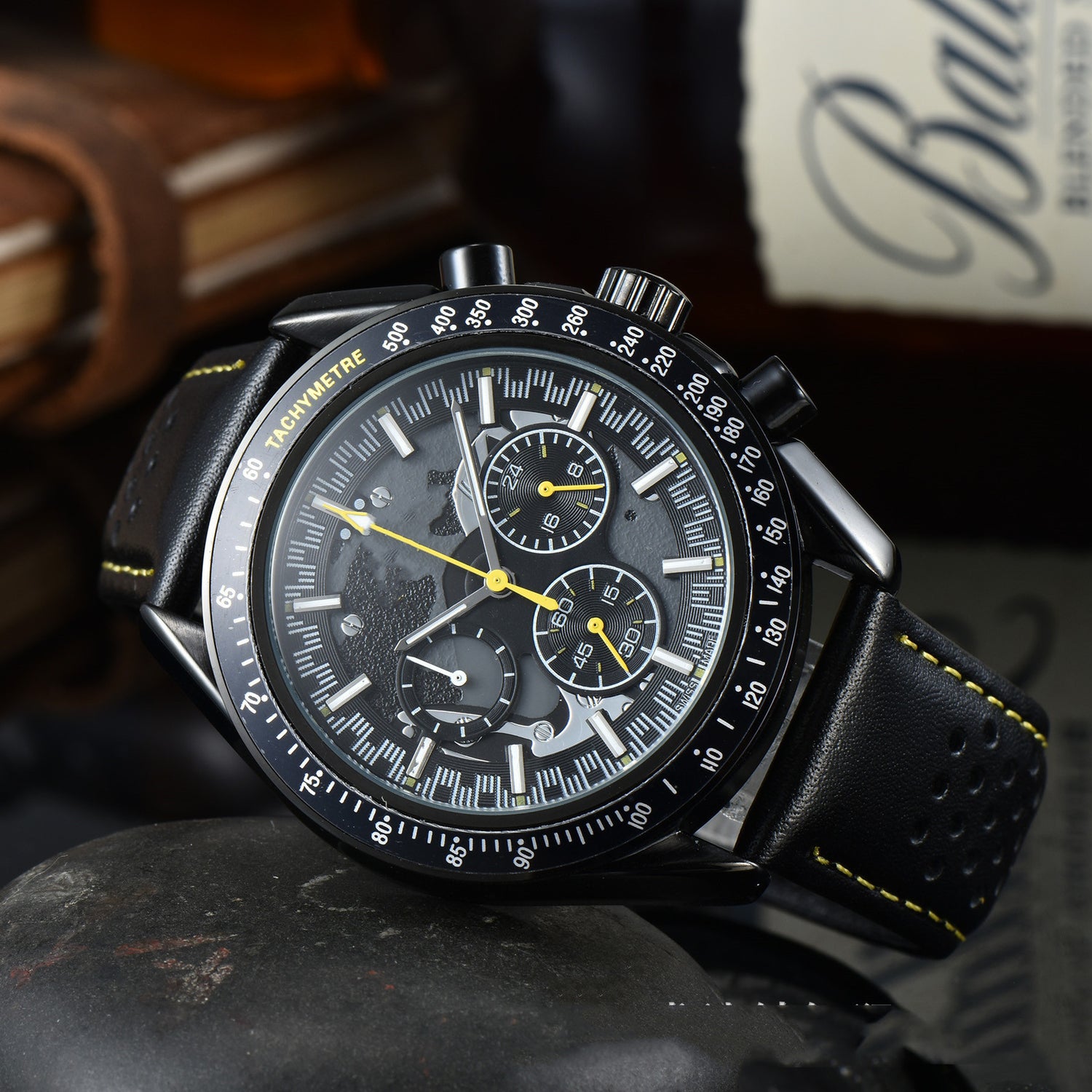 Men's Business 6 Hand Full Function Quartz Watch - Dazpy