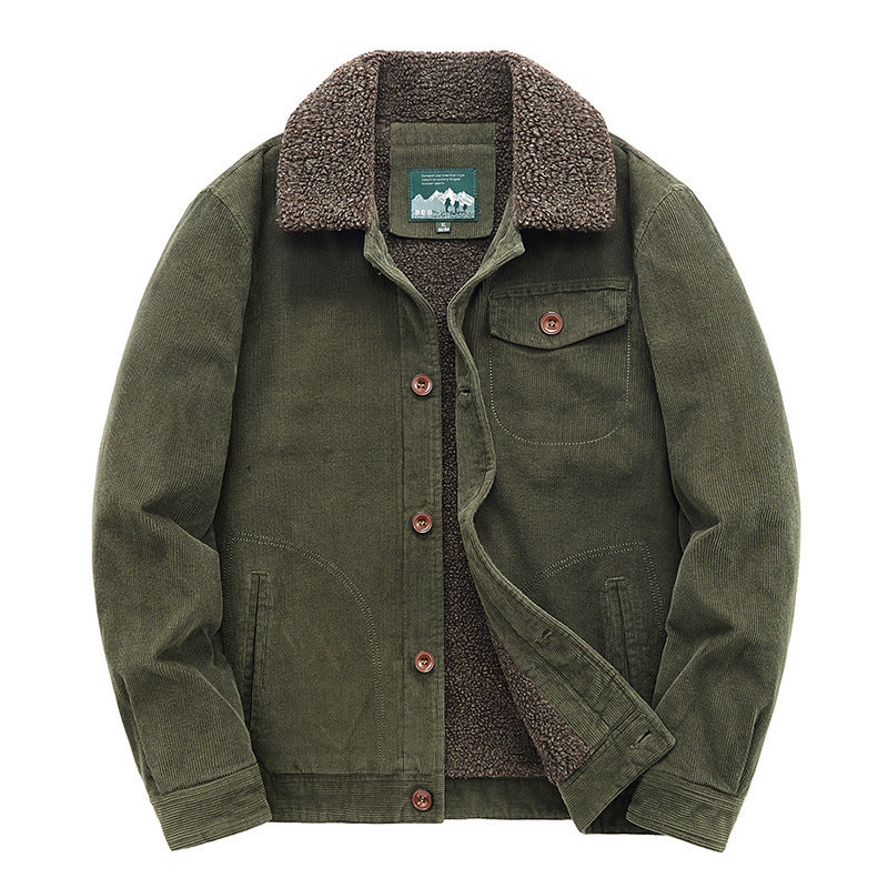 Modische Retro-Cordjacke für Herren