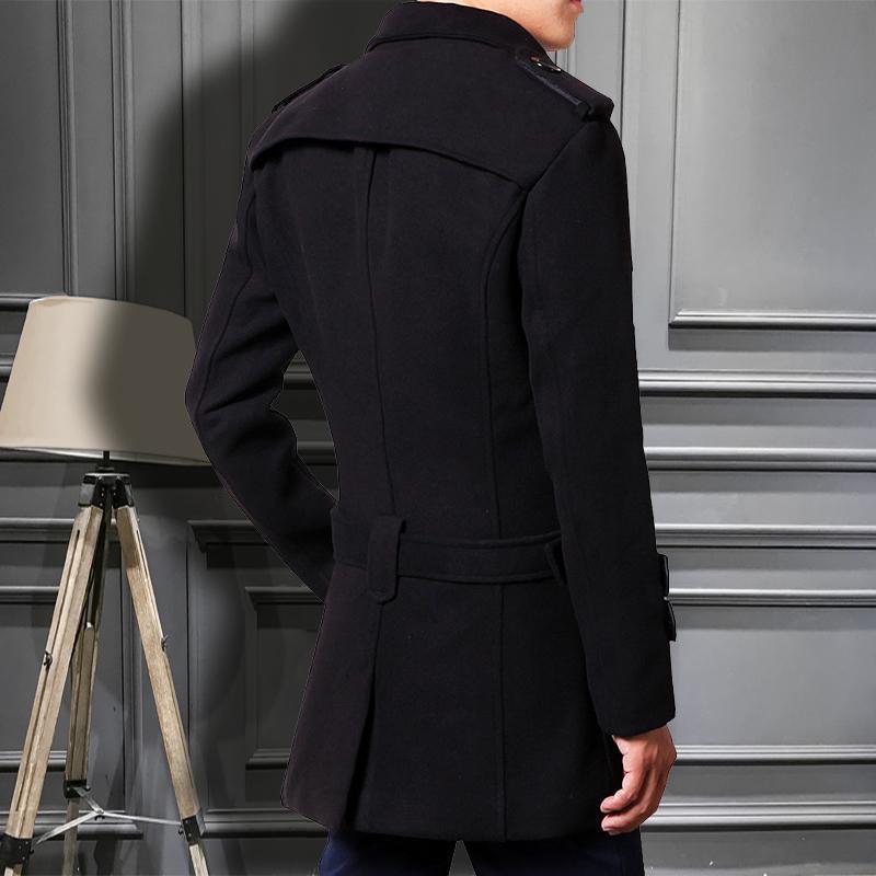 Abrigo ajustado para hombre, moda coreana