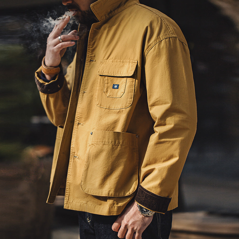 Retro Jagd Revers Jacke