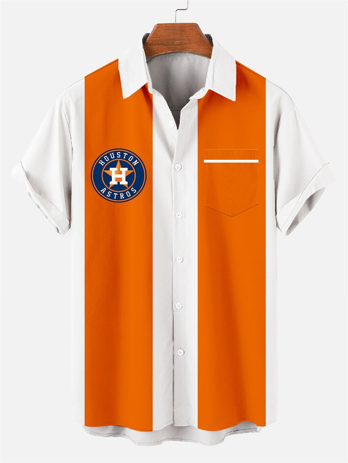 Camisa informal de manga corta de talla grande para hombre
