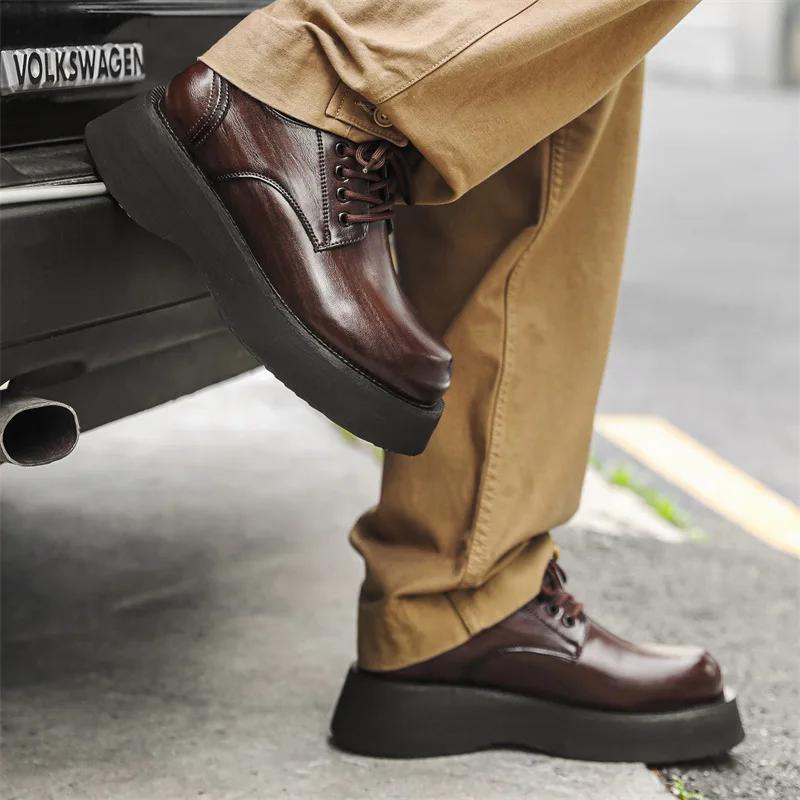 Mocasines clásicos de cuero para hombre