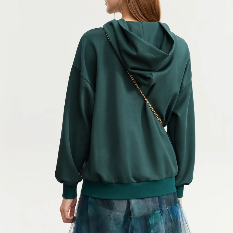 Lässiges Herbst-Kapuzenpullover