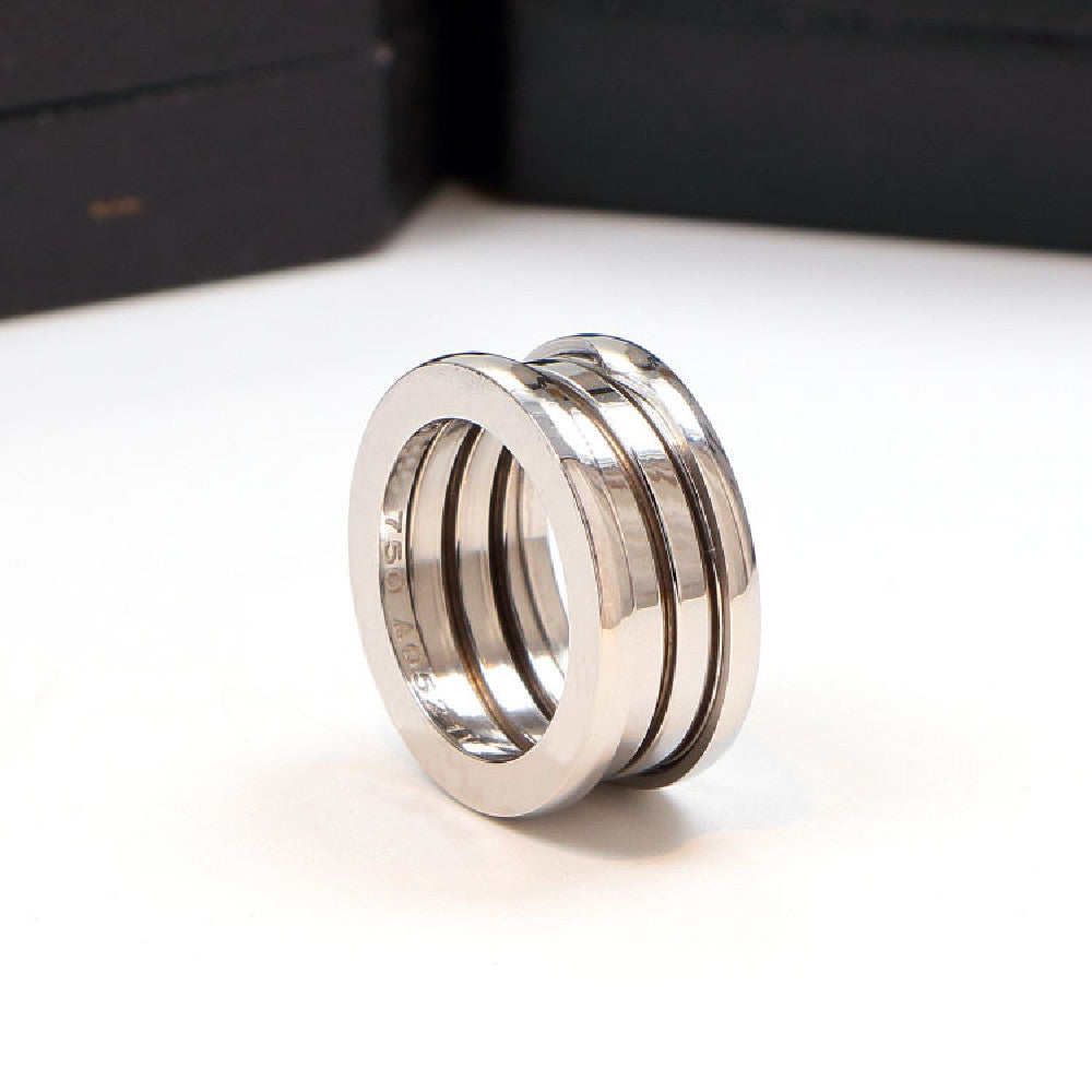 Classic Titanium Steel Spring Ring - Dazpy