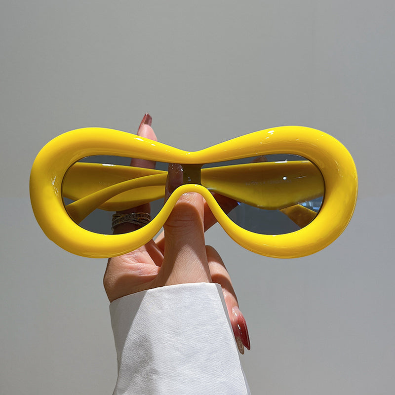Gafas de sol ovaladas retro para hombres y mujeres