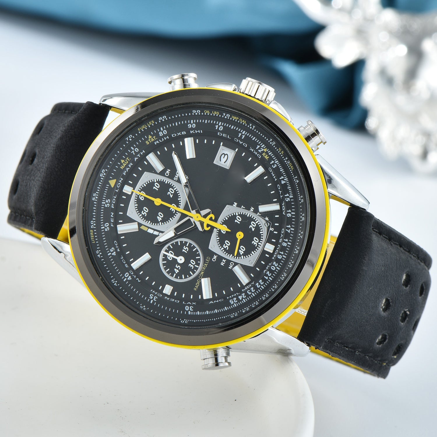 Quartz Full Function Men's Steel Belt Watch - Dazpy