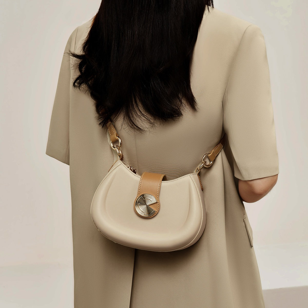 Elegante 2-Riemen Crossbody & Schultertasche – Stylische Achseltasche mit großem Fassungsvermögen