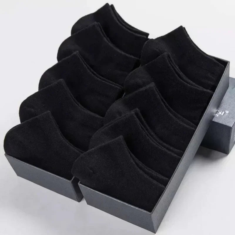 Calcetines tobilleros transpirables - 5/10 pares de calcetines deportivos de algodón de corte bajo