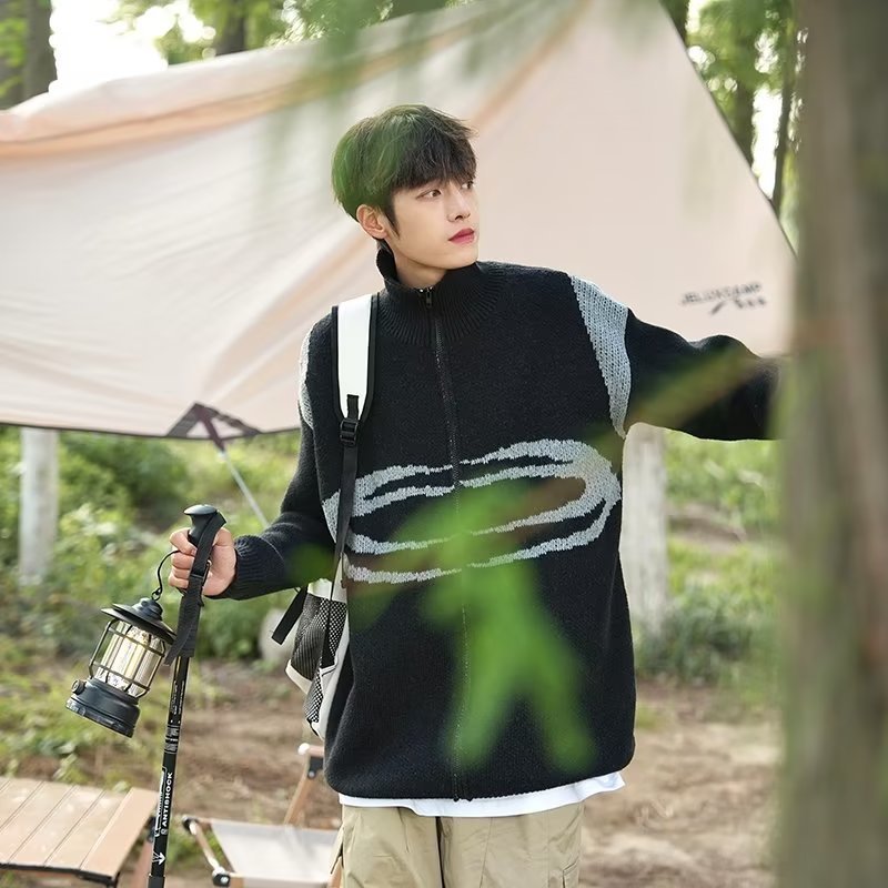 Chaqueta de exterior Chaqueta de primavera y otoño de moda para hombre Casual