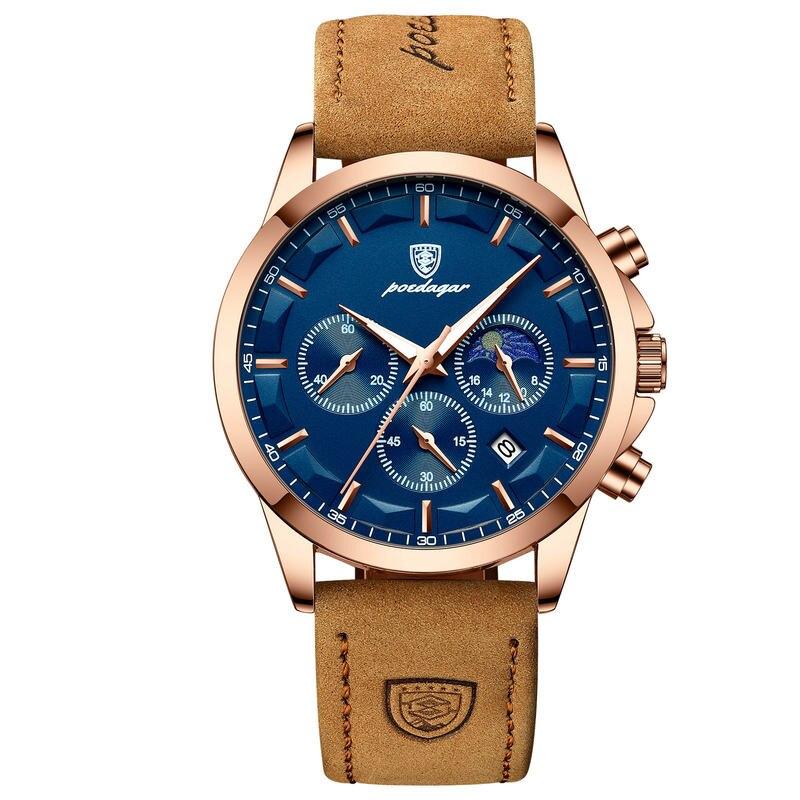 Quarz-Chronograph-Sportuhr: Luxus, Stil, Funktionalität