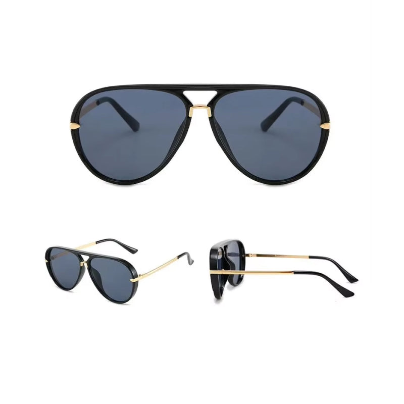 Gafas de sol unisex estilo aviador con protección UV400 para actividades al aire libre