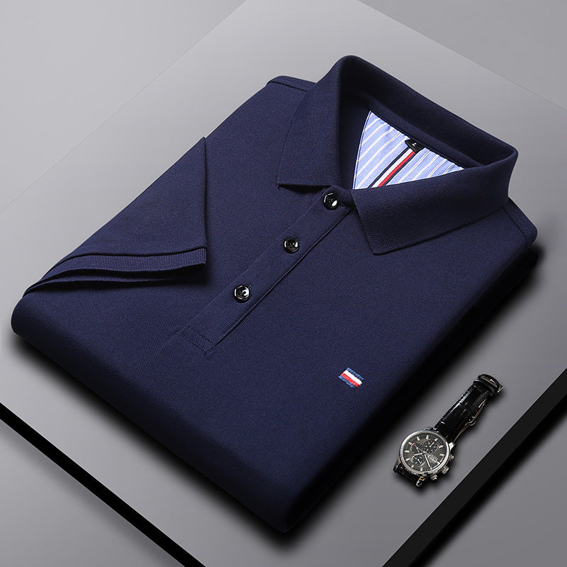 Camiseta tipo polo de verano para hombre, camiseta de manga corta con solapa, camiseta de verano moderna, ligera, informal, con cuello