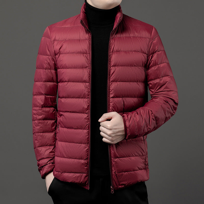 Chaqueta ligera de plumón para otoño e invierno para hombre